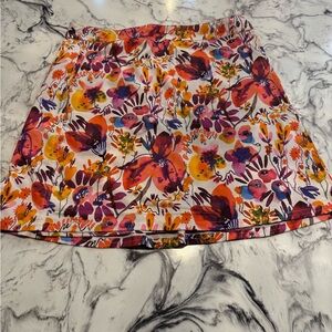 Vibrant Floral wrap skirt with Velcro